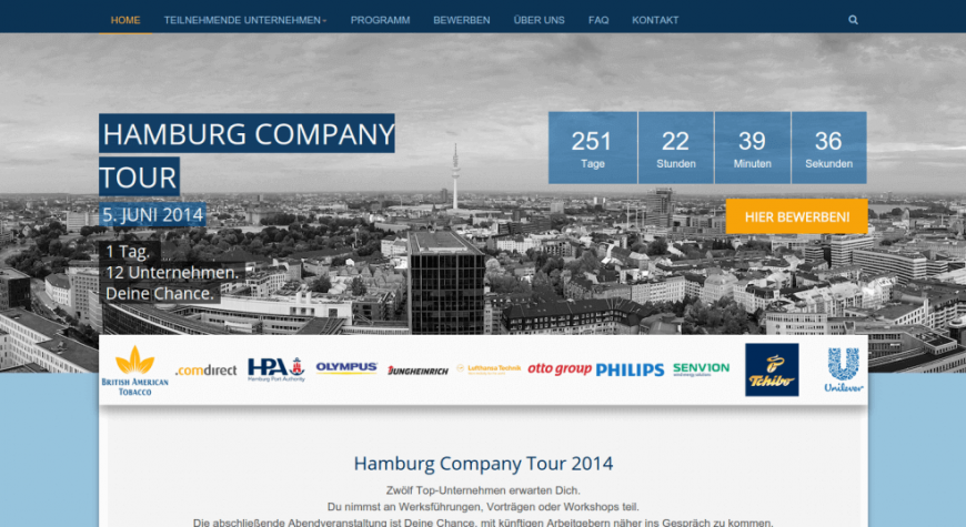 Hamburg company tour